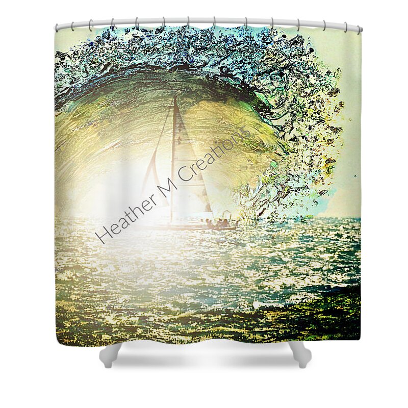 Ocean Shower Curtain featuring the photograph Dreamscape by Heather M Photography
