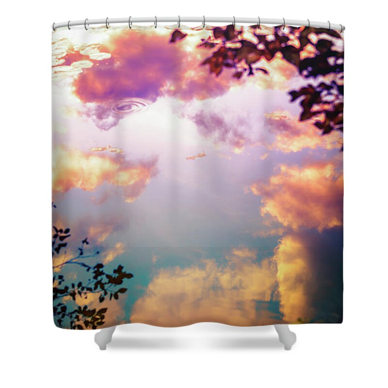 Reflection Shower Curtain featuring the photograph Dreamy Reflections by Becqi Sherman