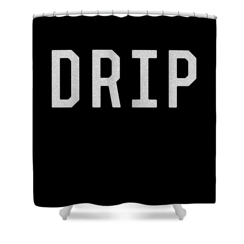 Cool Shower Curtain featuring the digital art Drip by Flippin Sweet Gear