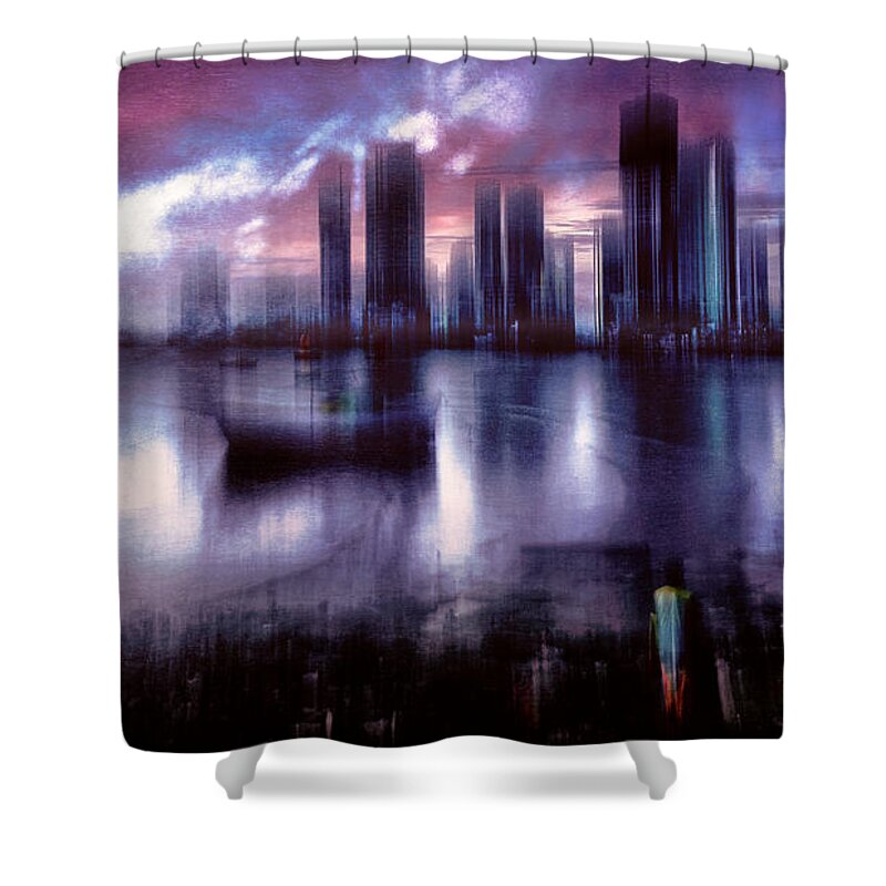 Photography Shower Curtain featuring the photograph Dystopian Sunrise by Craig Boehman