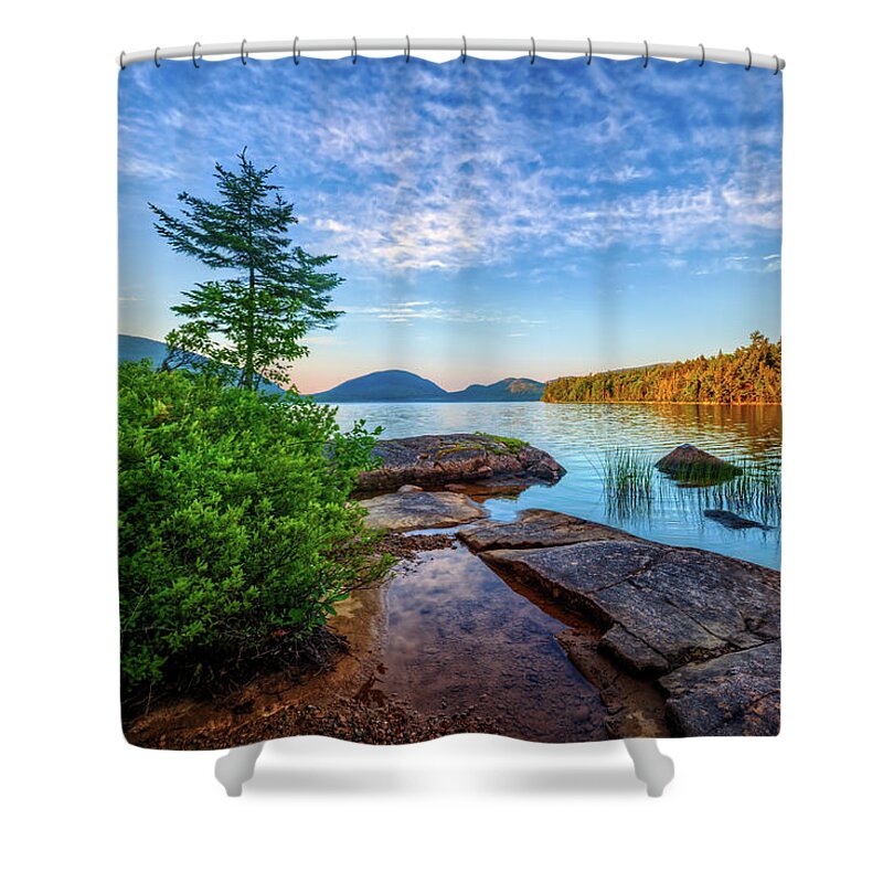 Eagle Lake Shower Curtain featuring the photograph Eagle Lake 6774 by Greg Hartford