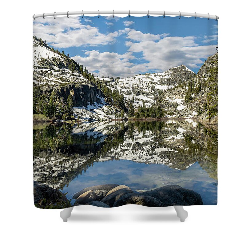 Eagle Lake Shower Curtain featuring the photograph Eagle Lake by Gary Geddes