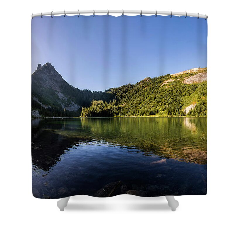 Lake Reflection Shower Curtain featuring the photograph Eagle Lake by Pelo Blanco Photo