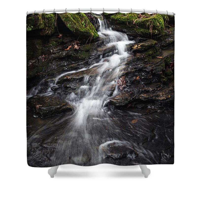 Cascade Shower Curtain featuring the photograph Easter Basket Cascade by Grant Twiss