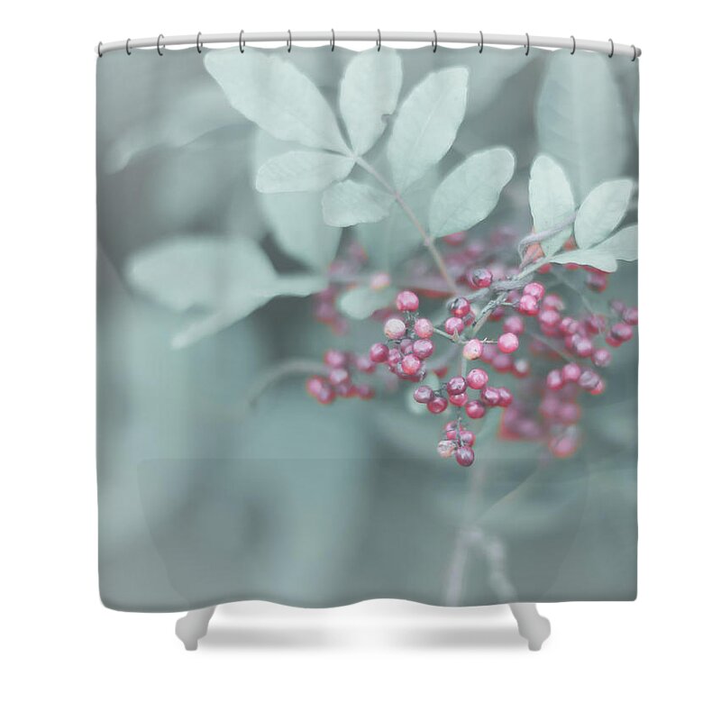 Nature Art Shower Curtain featuring the photograph Easy Berries by Gian Smith