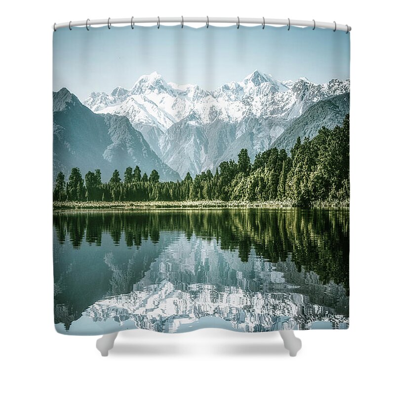 Kremsdorf Shower Curtain featuring the photograph Echoes Across The Lake by Evelina Kremsdorf