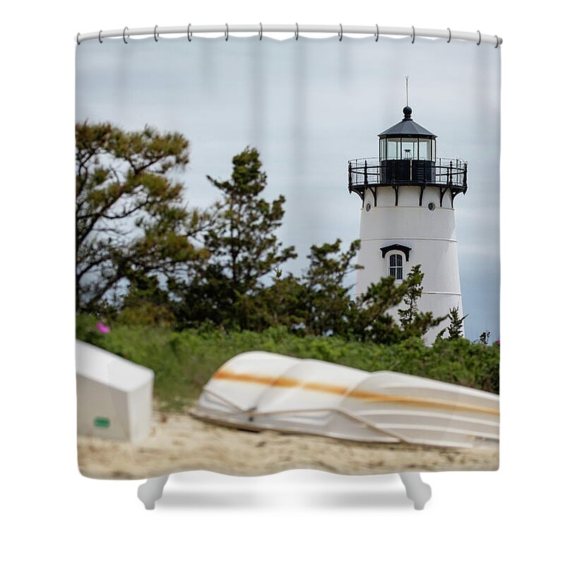 Edgartown Shower Curtain featuring the photograph Edgartown Light and White Boats by Denise Kopko