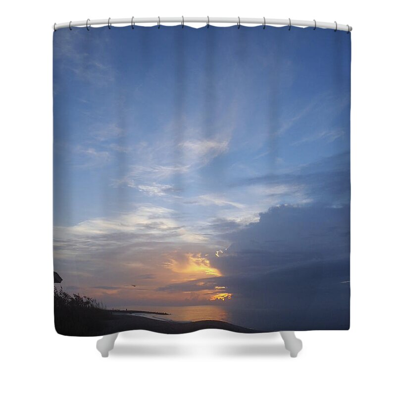  Shower Curtain featuring the photograph Edisto Morning by Heather E Harman