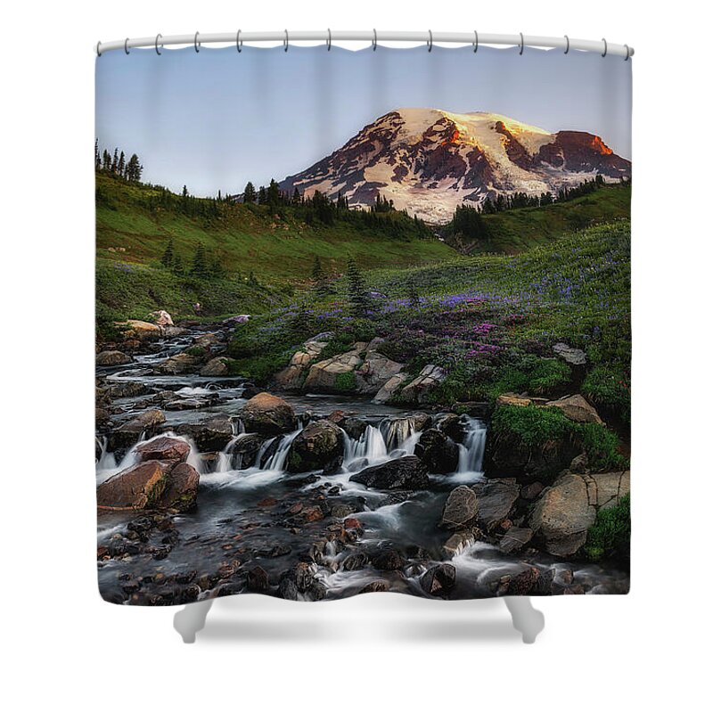 Edith Creek Shower Curtain featuring the photograph Edith Gone Wild by Ryan Manuel