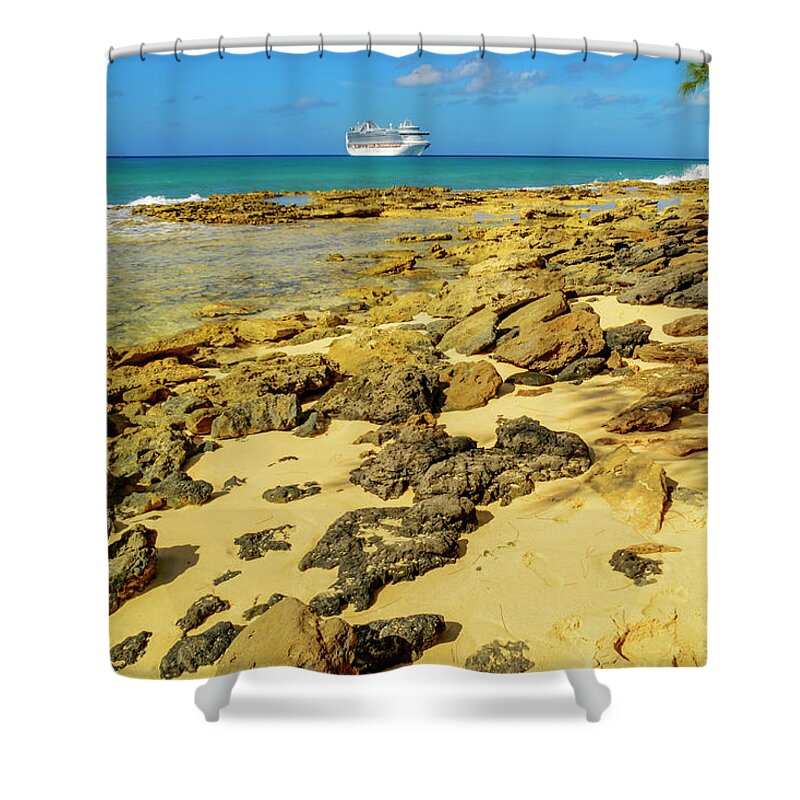 Landscape Shower Curtain featuring the photograph Eleuthera, Bwahamas 1 by AE Jones