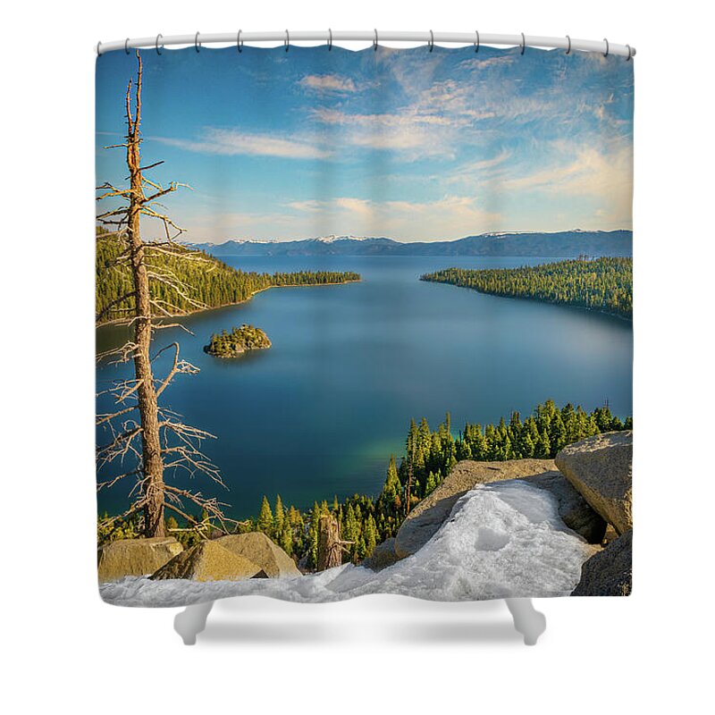 2020 Shower Curtain featuring the photograph Emerald Bay Lake Tahoe by Erin K Images