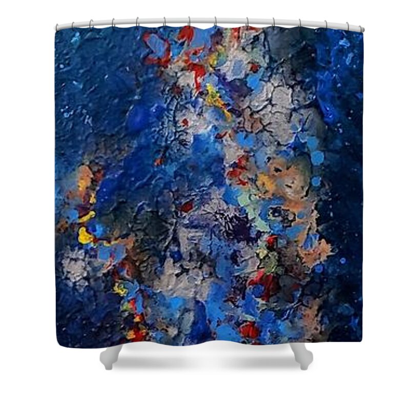 Ocean Shower Curtain featuring the painting Enchanted by Todd Hoover