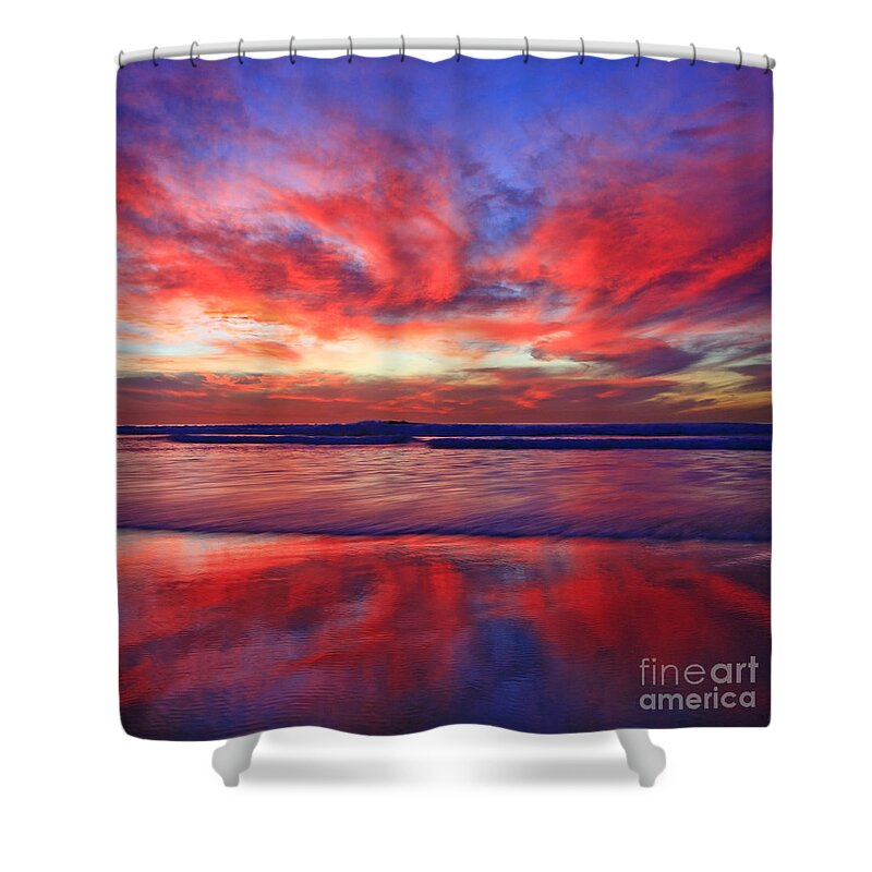 Encinitas Shower Curtain featuring the photograph Encinitas Energy Square by John F Tsumas