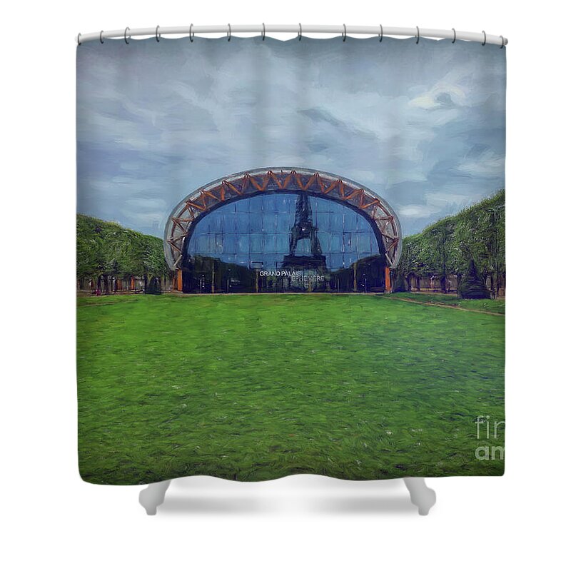 Paris Shower Curtain featuring the photograph Ephemeral Grand Palais - Paris by Yvonne Johnstone