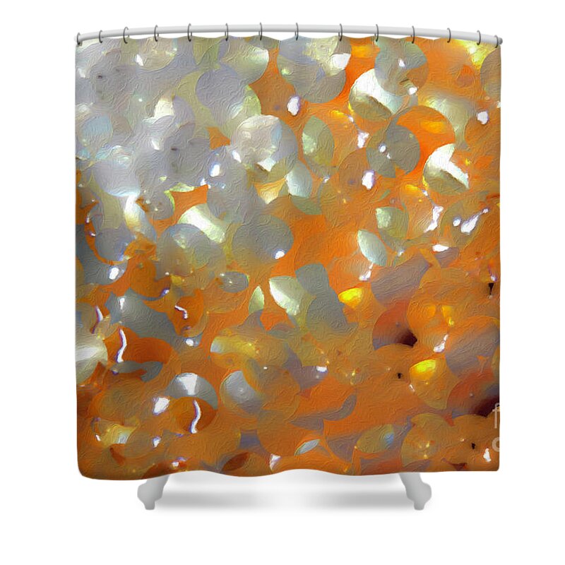 Brown Shower Curtain featuring the painting Ephesians 5 20. Thankfulness. Bible Verse Christian Inspiration Scripture Wall Art by Mark Lawrence