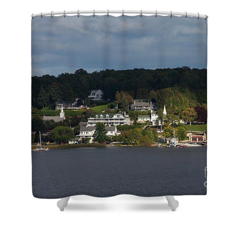 Door County Shower Curtain featuring the photograph Ephraim by Timothy Johnson