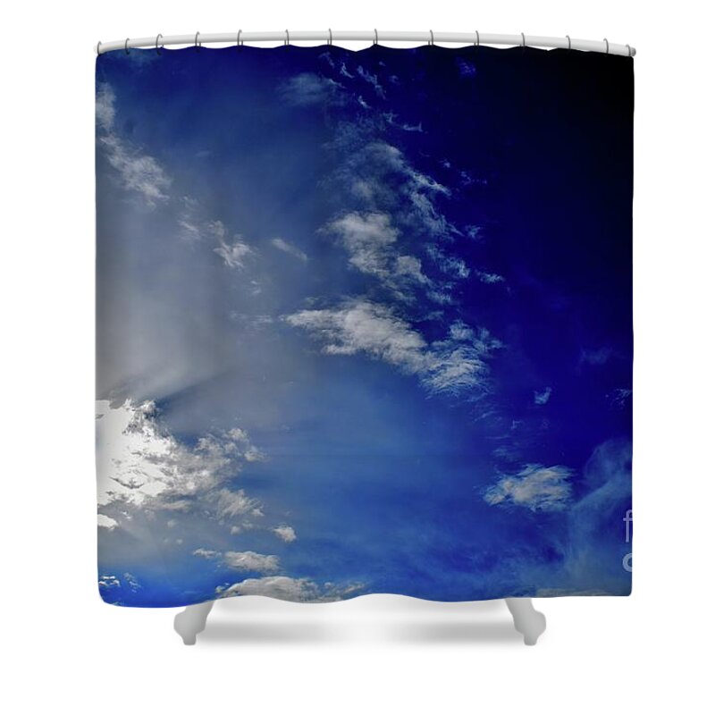 Nature Shower Curtain featuring the photograph Equivalents of Clouds 010 by Leonida Arte
