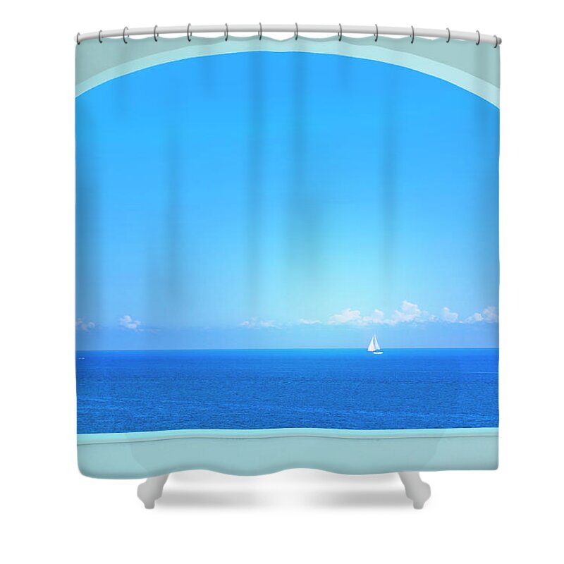 Ocean Shower Curtain featuring the photograph Escape by Mark Andrew Thomas