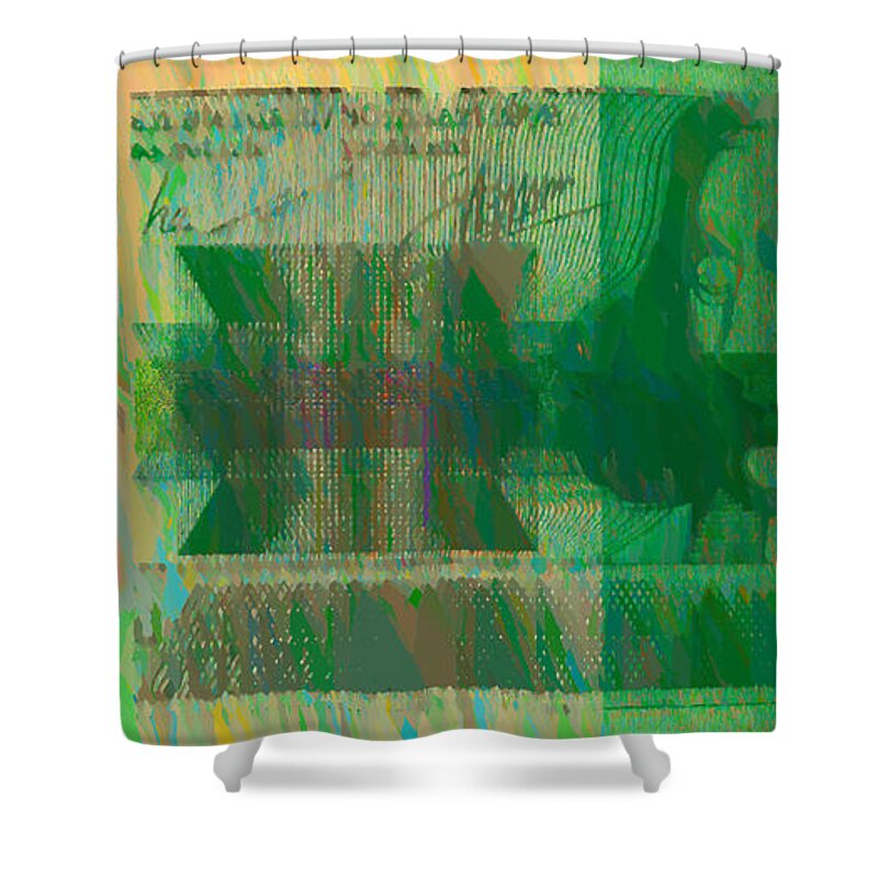 Digital Art Shower Curtain featuring the photograph Ex 1000 by Luc Van de Steeg
