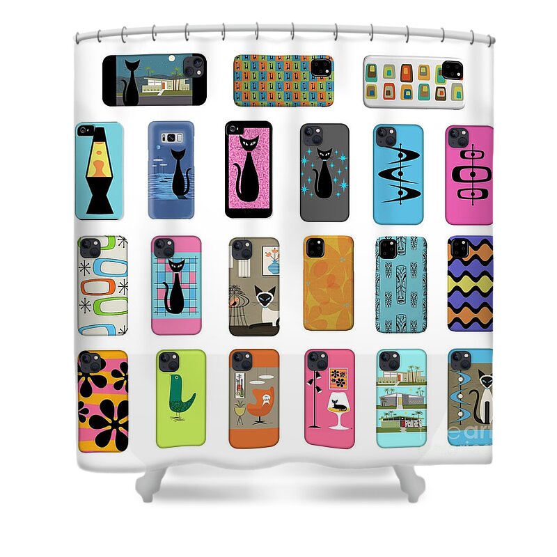  Shower Curtain featuring the digital art Example photo only by Donna Mibus
