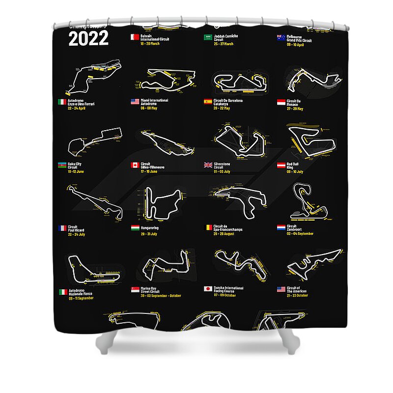 Formula 1 Shower Curtains