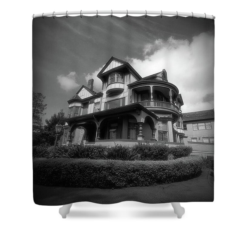 Falkirk Mansion Shower Curtain featuring the photograph Falkirk Mansion San REafael, CA by John Parulis