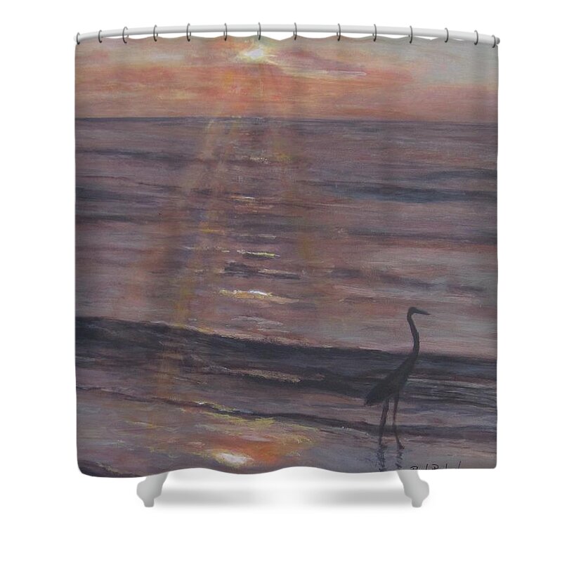 Painting Shower Curtain featuring the painting Feel The Warmth by Paula Pagliughi