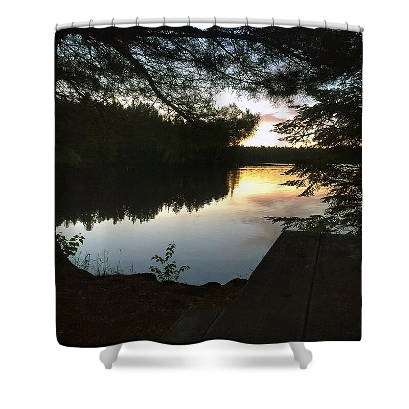 Adirondacks Shower Curtain featuring the photograph Fish Creek Pond by Robert Dann