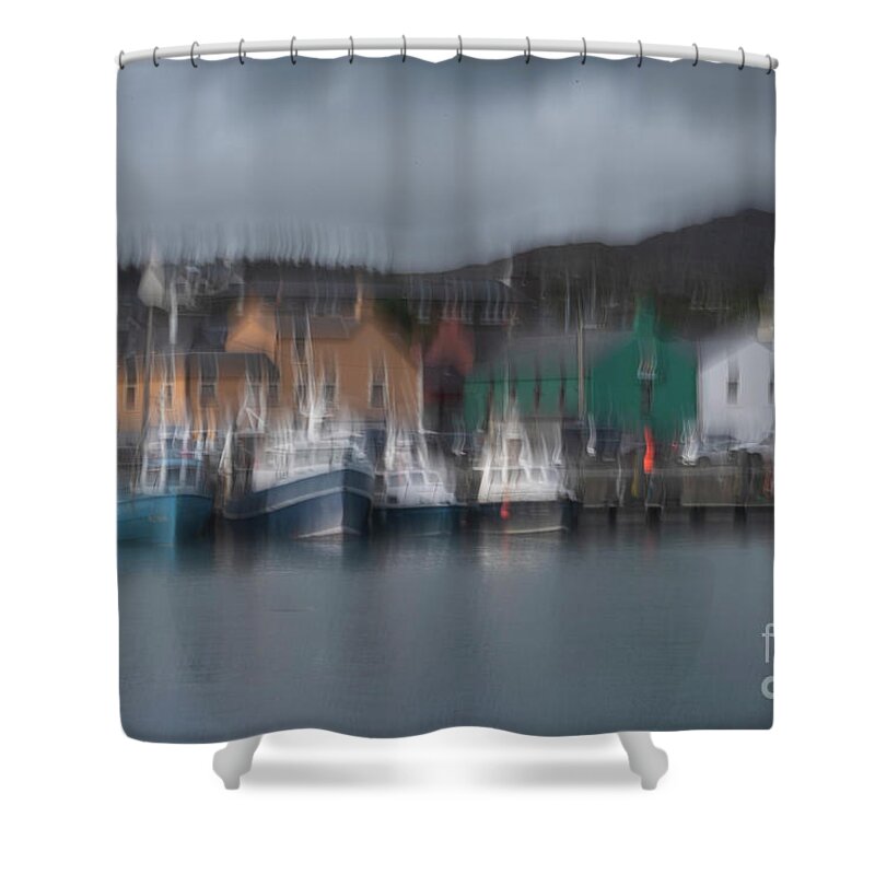 Fishing Boats Shower Curtain featuring the photograph Fishing Boats by Catherine Sullivan