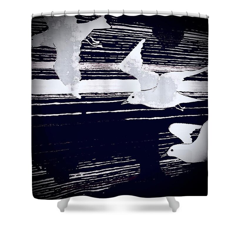  Shower Curtain featuring the photograph Flight by Michelle Hoffmann