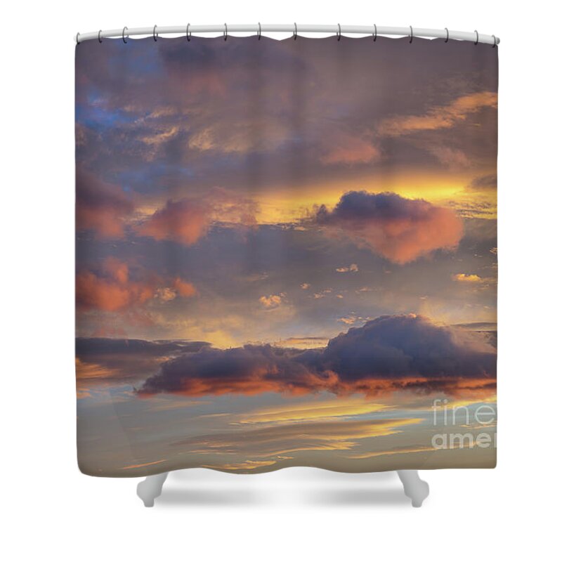 Clouds Shower Curtain featuring the photograph Floating in the clouds by Adriana Mueller