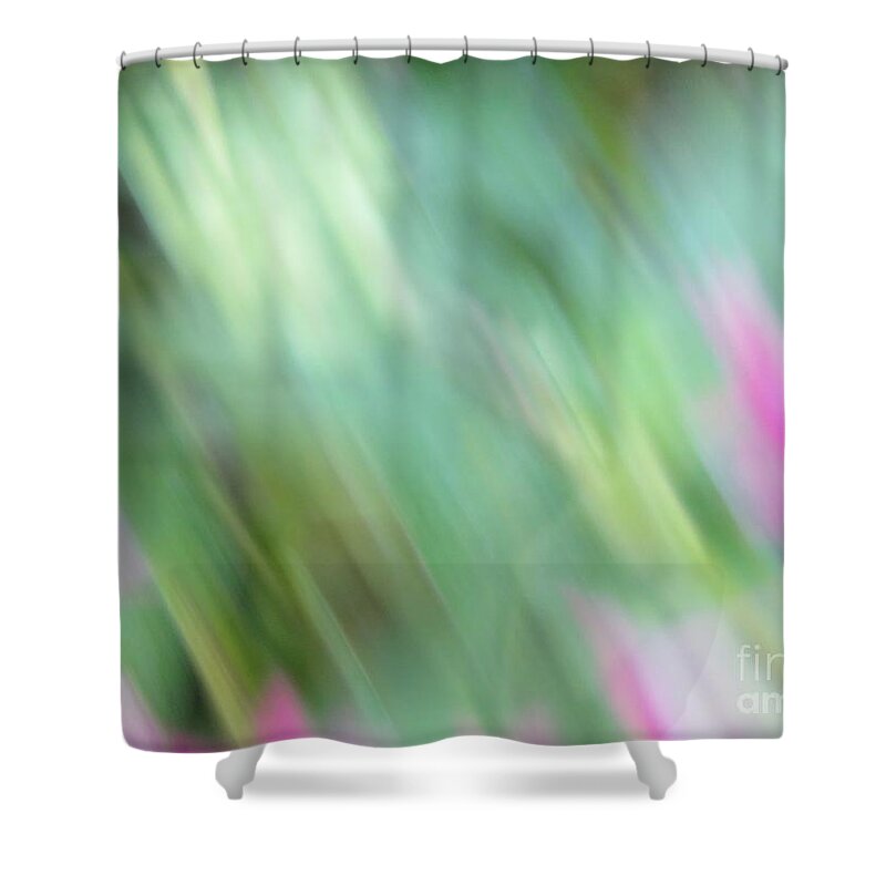 Abstractism Shower Curtain featuring the photograph Flower Abstract by World Reflections By Sharon