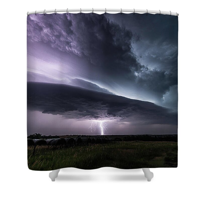 Storm Shower Curtain featuring the photograph Flying Saucer by Marcus Hustedde