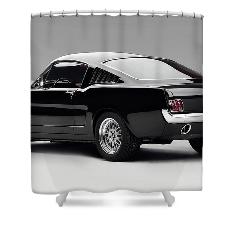 Ford Shower Curtain featuring the photograph Ford Musting by Action