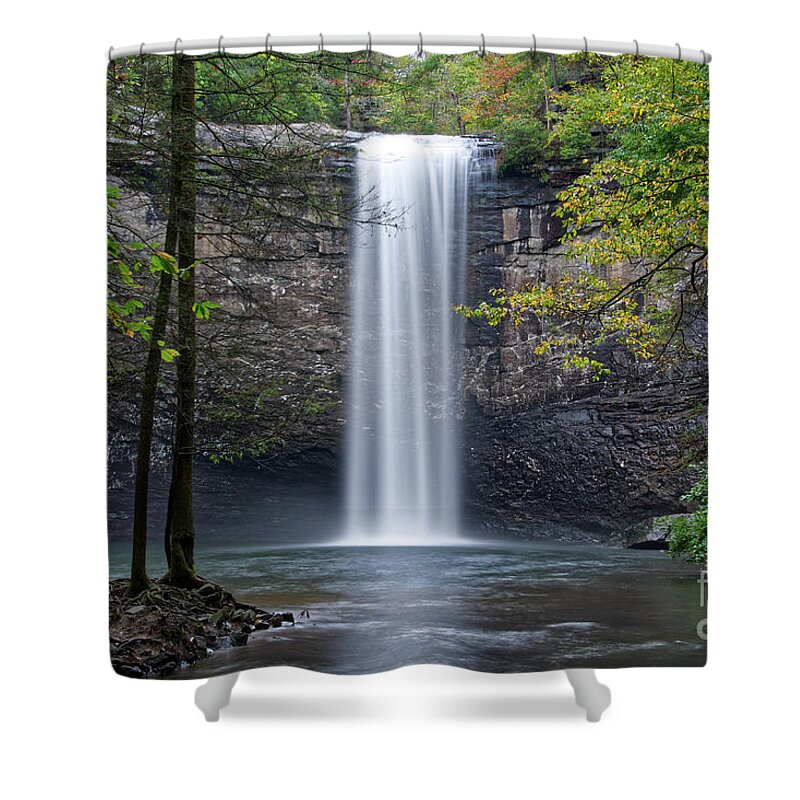 Foster Falls Shower Curtain featuring the photograph Foster Falls 14 by Phil Perkins