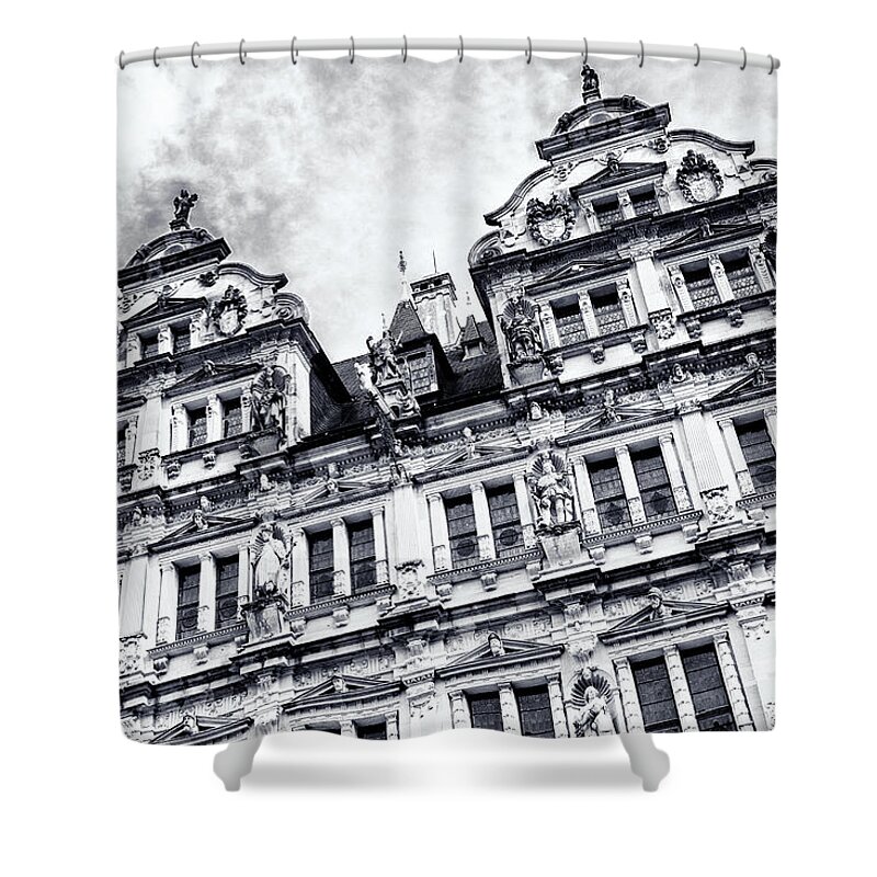 Friedrichsbau Shower Curtain featuring the photograph Friedrichsbau by Iryna Goodall