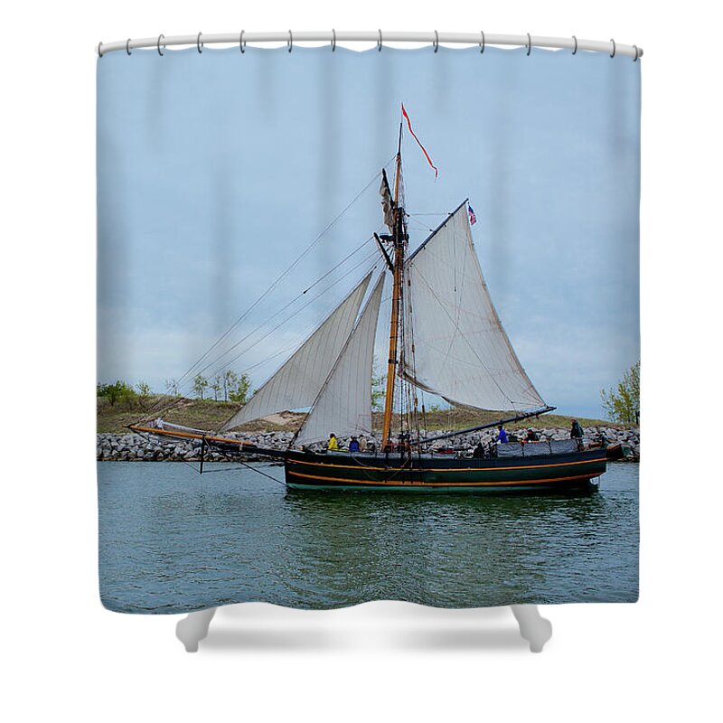 Sailing Shower Curtain featuring the photograph Friends Good Will by Rich S