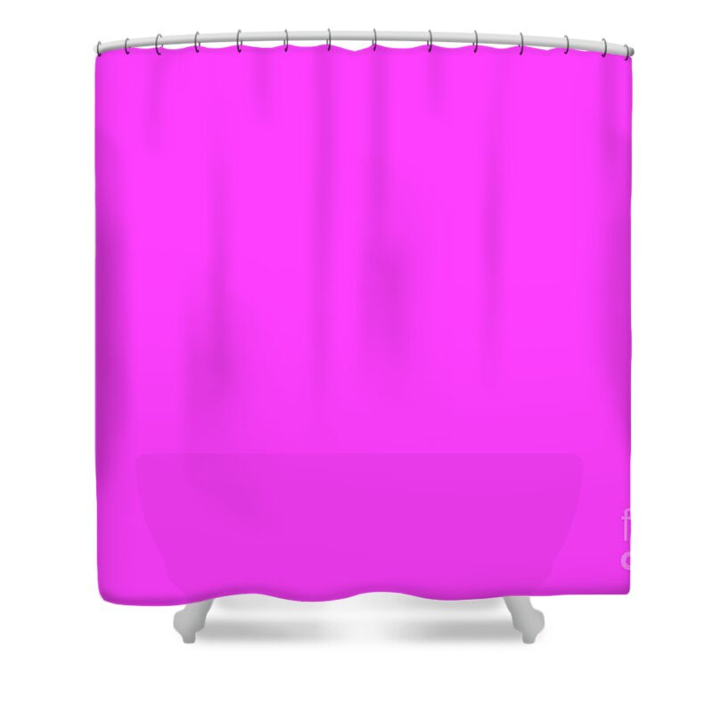From The Crayon Box Hot Magenta Bright Neon Pink Purple Solid Color Accent  Shower Curtain by PIPA Fine Art - Simply Solid - Fine Art America
