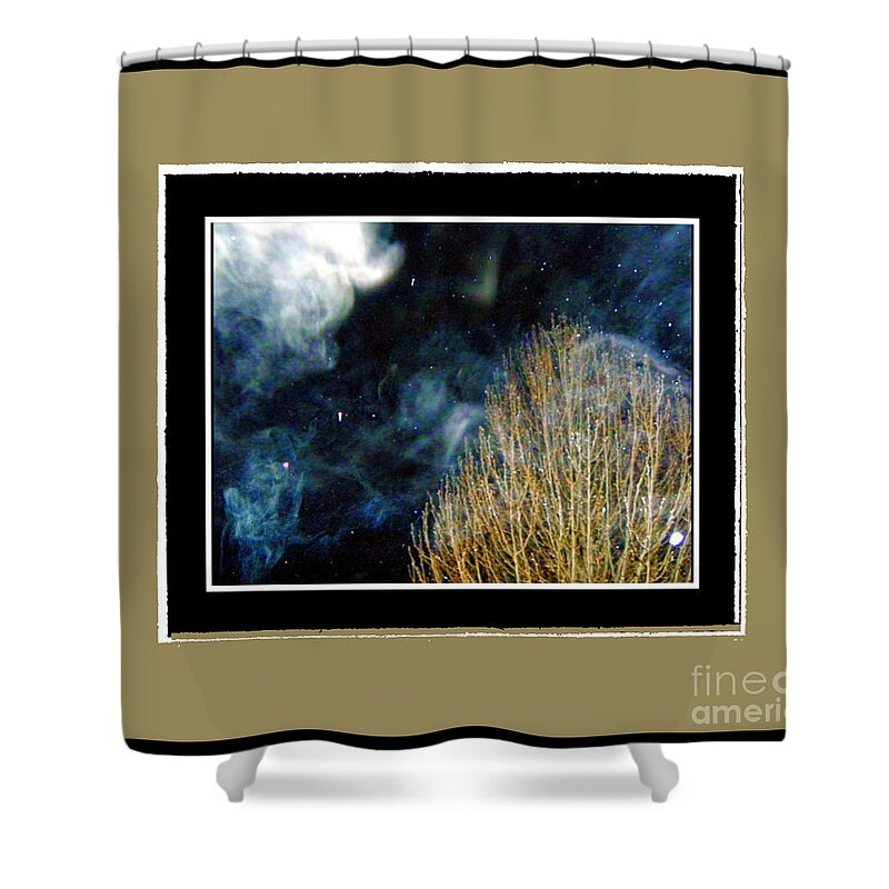  Shower Curtain featuring the photograph Frosty Night by Shirley Moravec