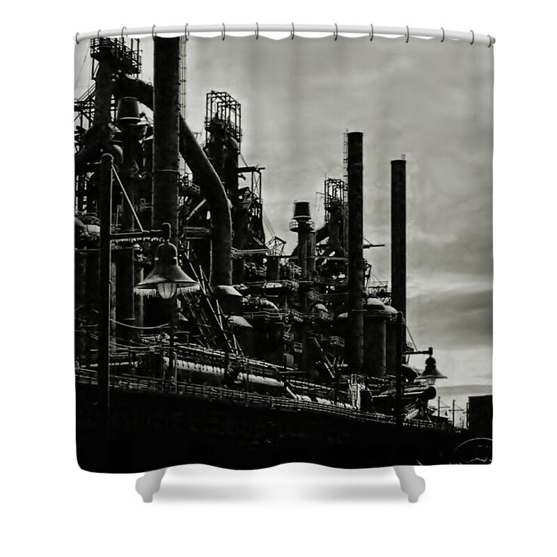 Bethlehem Shower Curtain featuring the photograph Frozen in Time by DJ Florek