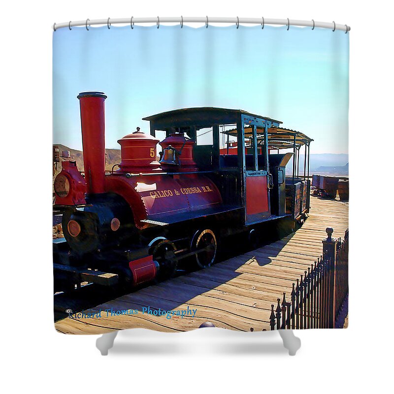 Historic Shower Curtain featuring the photograph Fun at Calico Ghost Town by Richard Thomas