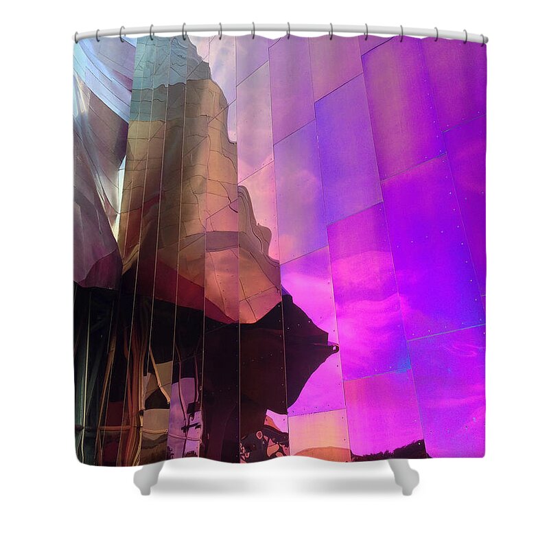 Pink Shower Curtain featuring the photograph Fury by Juliette Becker
