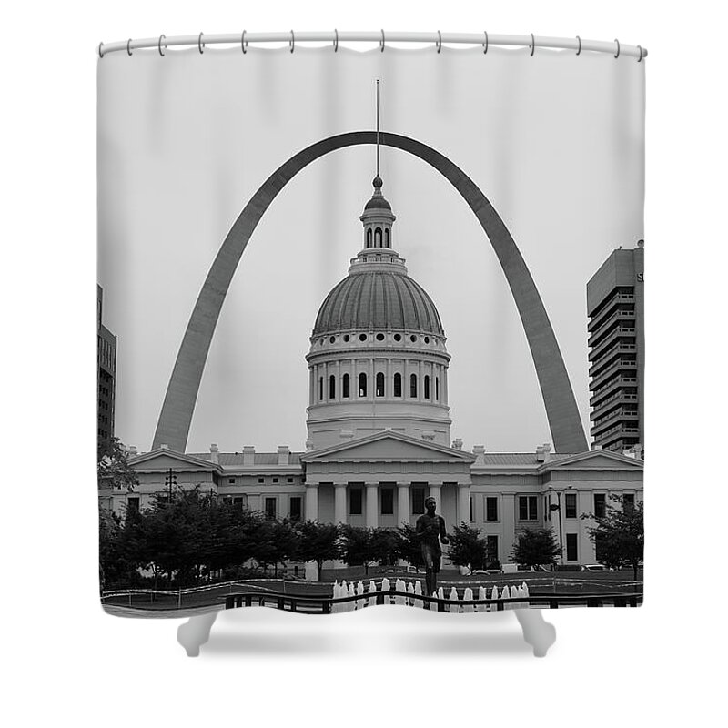 Gate Way Arch Shower Curtain featuring the photograph Gate Way Arch by Stuart Manning
