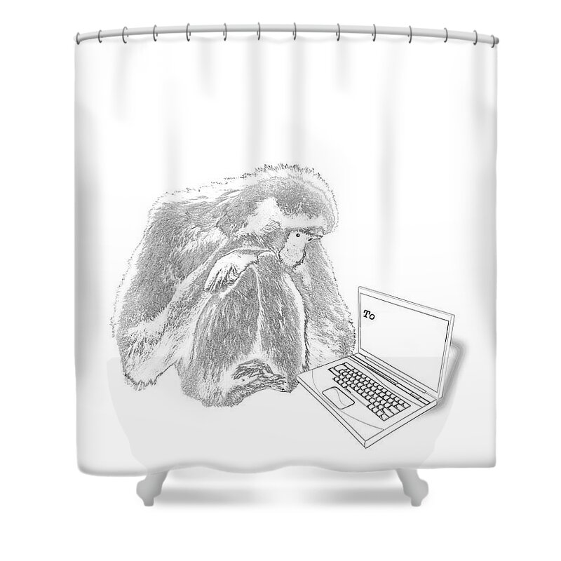 Money Shower Curtain featuring the mixed media Gazornanplatz by Moira Law