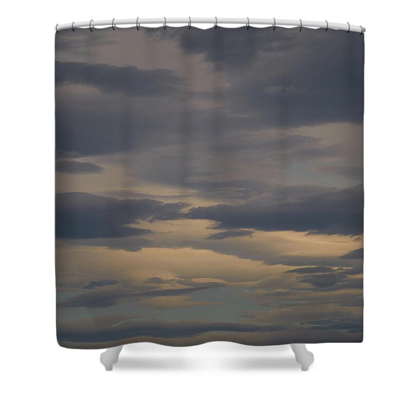 Clouds Shower Curtain featuring the photograph Gentle Sun by Bob Orsillo