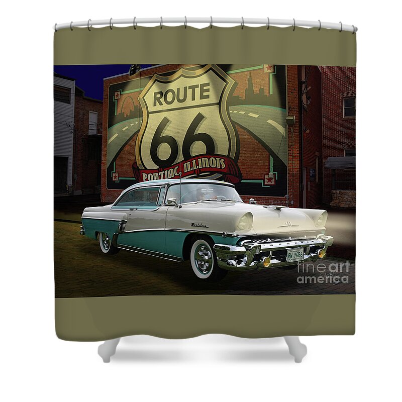 Pontiac Shower Curtain featuring the photograph Getting Kicks by Ron Long