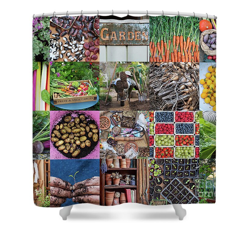 Gardening Shower Curtain featuring the photograph Glorious Gardening by Tim Gainey