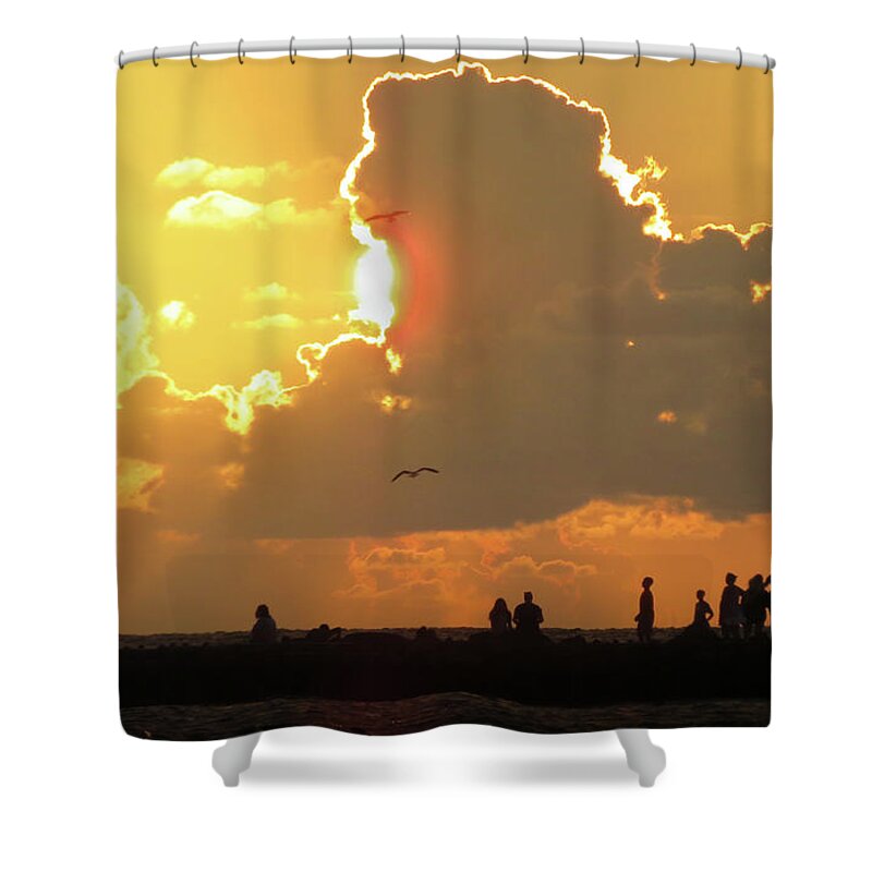 Glorious Shower Curtain featuring the photograph Glory Be... by Vicky Edgerly