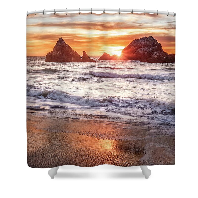 Beautiful Shower Curtain featuring the photograph Gold by Gary Geddes