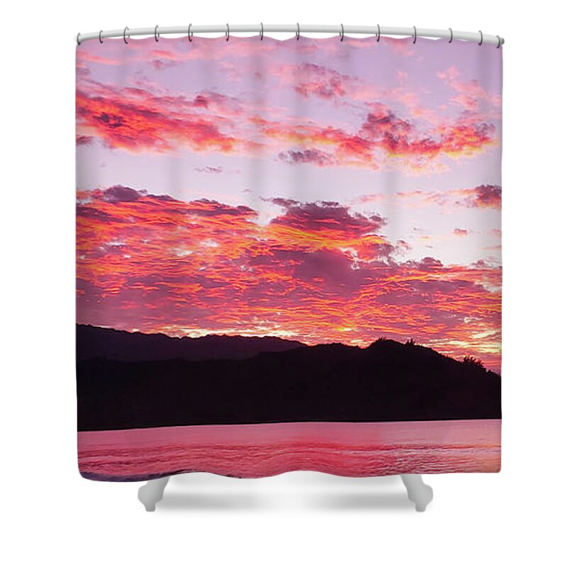 Kauai Shower Curtain featuring the photograph Goodnight by Tony Spencer